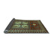 Sideview of Geometric Light Blue Traditional Rug, tr799lblu