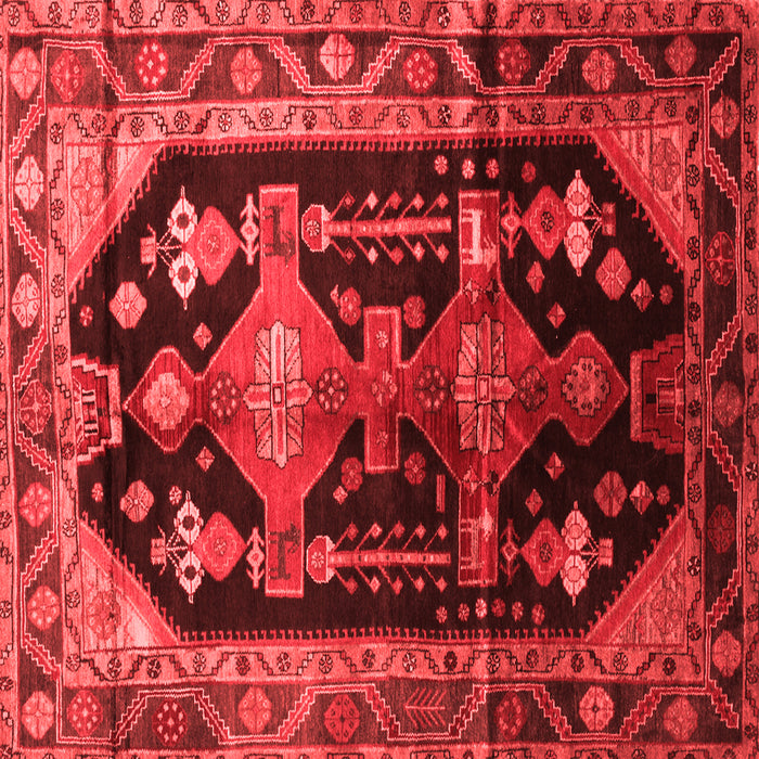 Machine Washable Persian Red Traditional Rug, wshtr79red