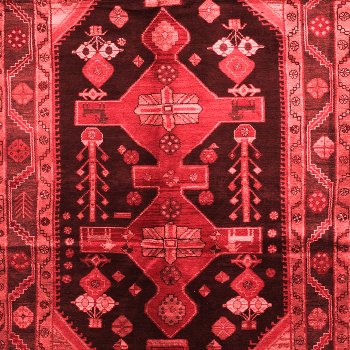 Machine Washable Persian Red Traditional Rug, wshtr79red