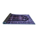 Sideview of Persian Blue Traditional Rug, tr79blu