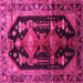 Square Persian Pink Traditional Rug, tr79pnk