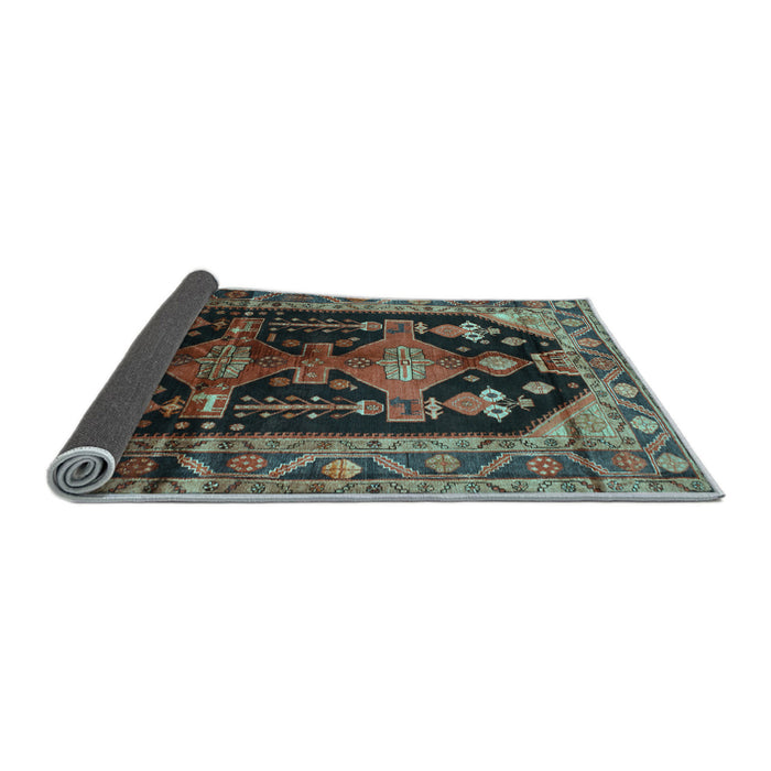 Sideview of Persian Light Blue Traditional Rug, tr79lblu