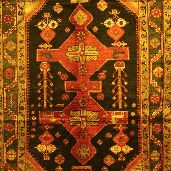 Persian Yellow Traditional Rug, tr79yw