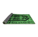 Sideview of Persian Emerald Green Traditional Rug, tr79emgrn