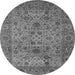 Machine Washable Persian Gray Traditional Rug, wshtr7gry