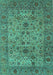 Persian Turquoise Traditional Rug, tr7turq