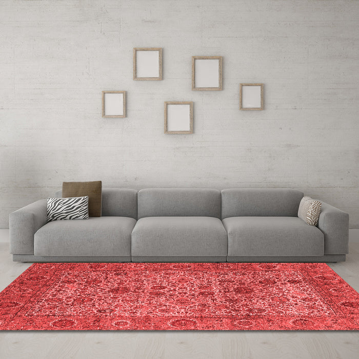 Traditional Red Washable Rugs