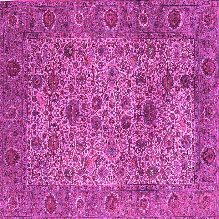 Square Persian Pink Traditional Rug, tr7pnk