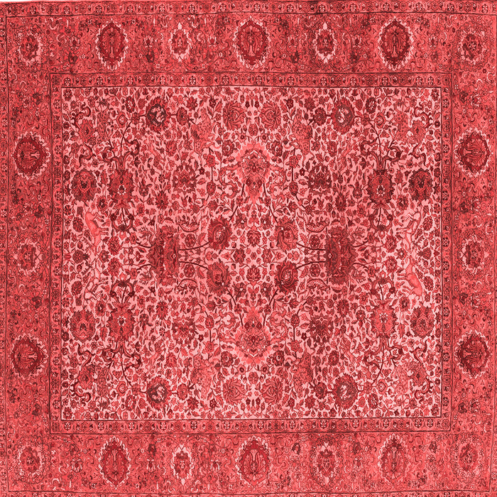 Machine Washable Persian Red Traditional Rug, wshtr7red
