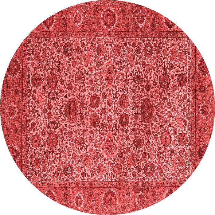Machine Washable Persian Red Traditional Rug, wshtr7red