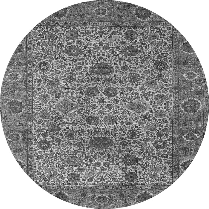 Square Persian Gray Traditional Rug, tr7gry