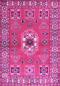 Geometric Purple Traditional Rug, tr800pur