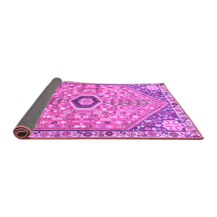 Sideview of Persian Purple Traditional Rug, tr801pur