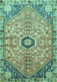 Persian Turquoise Traditional Rug, tr801turq