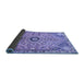 Sideview of Persian Blue Traditional Rug, tr801blu