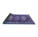Sideview of Persian Blue Traditional Rug, tr802blu