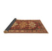 Sideview of Persian Brown Traditional Rug, tr802brn