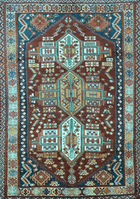 Persian Light Blue Traditional Rug, tr802lblu