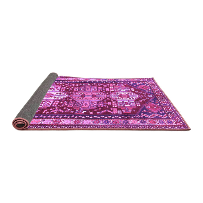 Sideview of Persian Purple Traditional Rug, tr802pur