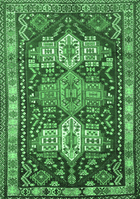 Persian Emerald Green Traditional Rug, tr802emgrn