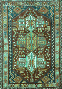 Persian Turquoise Traditional Rug, tr802turq
