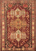 Machine Washable Persian Brown Traditional Rug, wshtr802brn