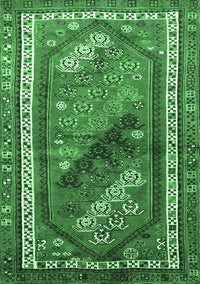 Persian Emerald Green Traditional Rug, tr803emgrn