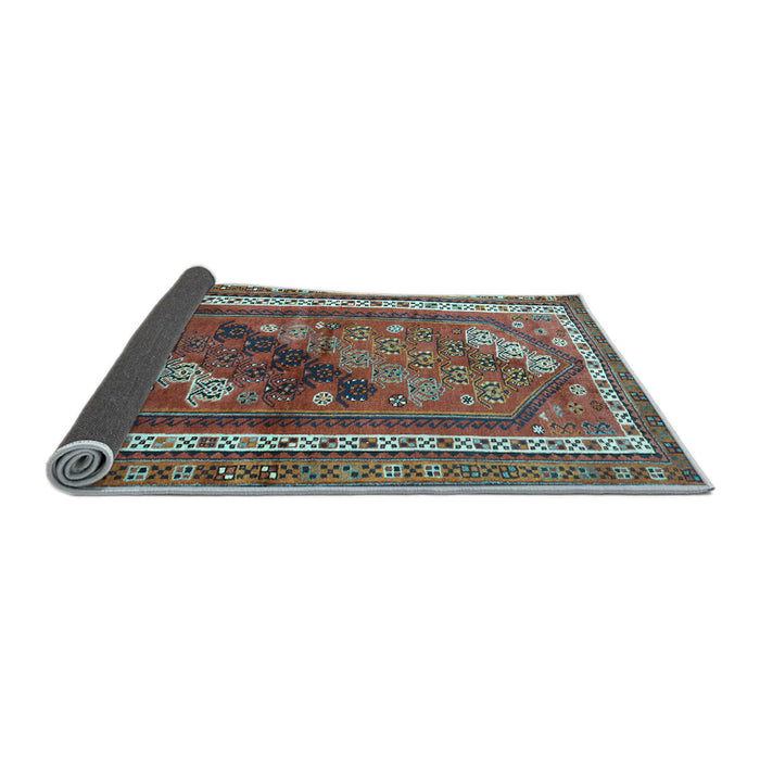 Sideview of Persian Light Blue Traditional Rug, tr803lblu