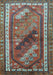 Machine Washable Persian Light Blue Traditional Rug, wshtr803lblu