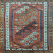 Square Persian Light Blue Traditional Rug, tr803lblu