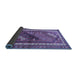 Sideview of Persian Blue Traditional Rug, tr803blu