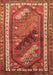 Machine Washable Persian Brown Traditional Rug, wshtr803brn