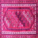 Square Persian Pink Traditional Rug, tr803pnk