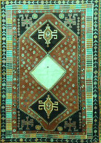 Persian Turquoise Traditional Rug, tr804turq