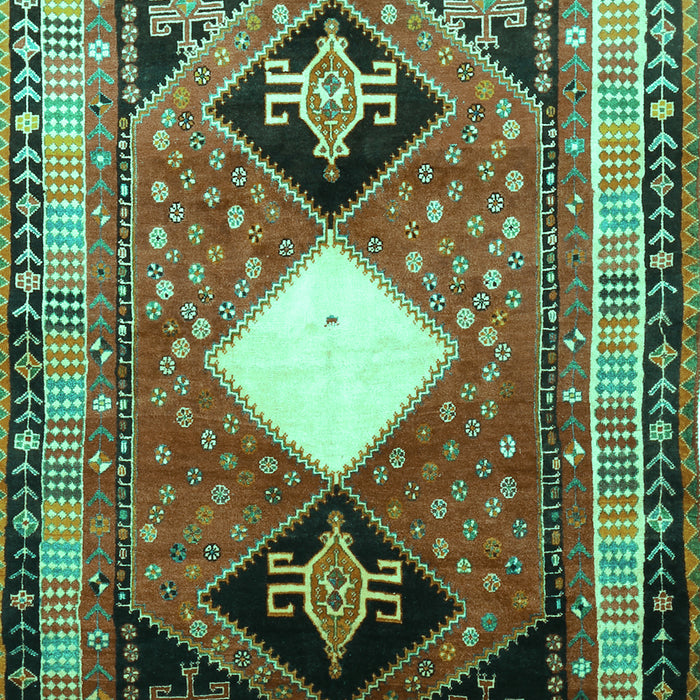 Persian Turquoise Traditional Rug, tr804turq