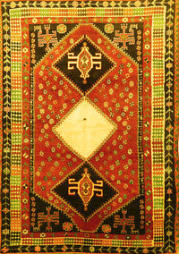 Persian Yellow Traditional Rug, tr804yw