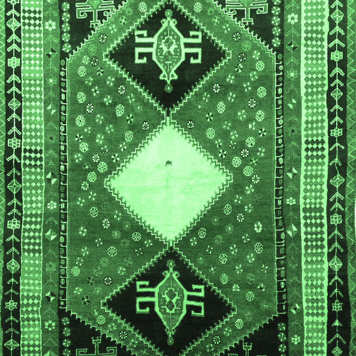 Persian Emerald Green Traditional Rug, tr804emgrn