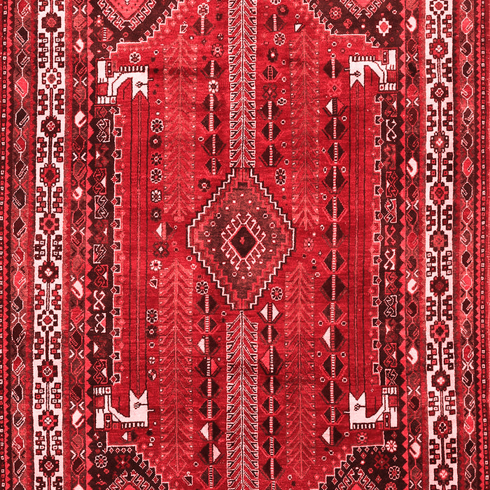 Machine Washable Persian Red Traditional Rug, wshtr805red