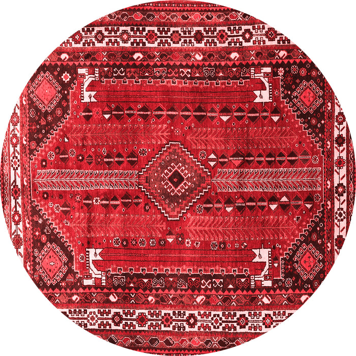 Machine Washable Persian Red Traditional Rug, wshtr805red