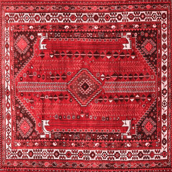 Machine Washable Persian Red Traditional Rug, wshtr805red