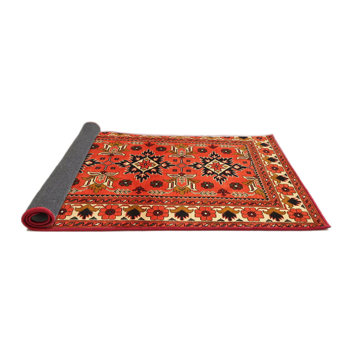 Sideview of Traditional Red Persian Rug, tr806
