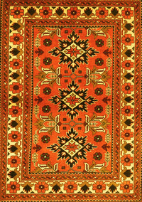 Persian Yellow Traditional Rug, tr806yw