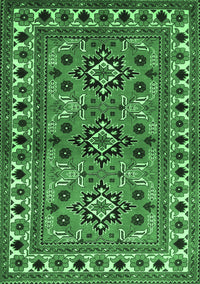 Persian Emerald Green Traditional Rug, tr806emgrn