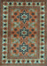 Machine Washable Persian Light Blue Traditional Rug, wshtr806lblu