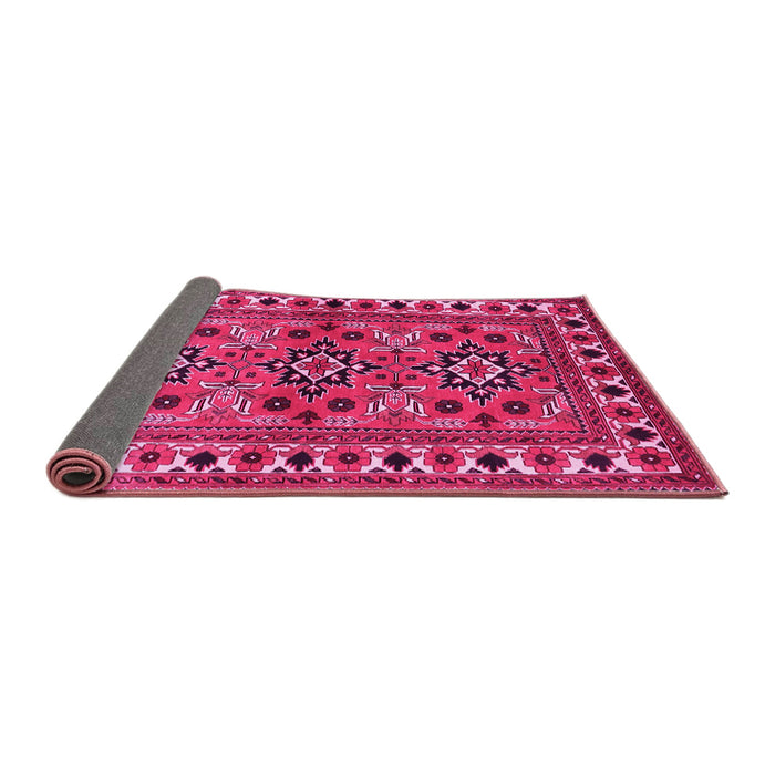 Sideview of Persian Pink Traditional Rug, tr806pnk