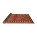 Sideview of Persian Brown Traditional Rug, tr806brn