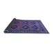 Sideview of Persian Blue Traditional Rug, tr807blu
