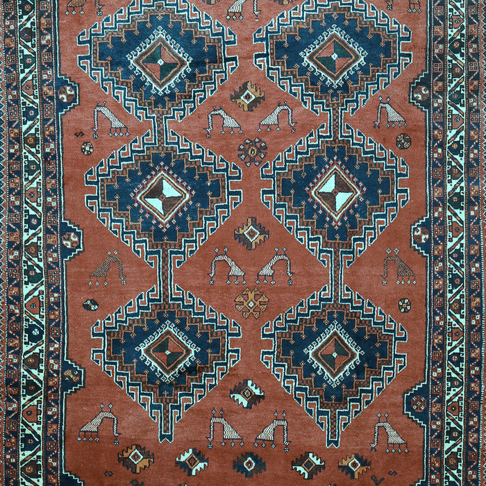 Persian Light Blue Traditional Rug, tr807lblu