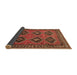Sideview of Persian Brown Traditional Rug, tr807brn