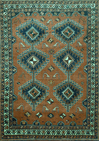 Persian Turquoise Traditional Rug, tr807turq